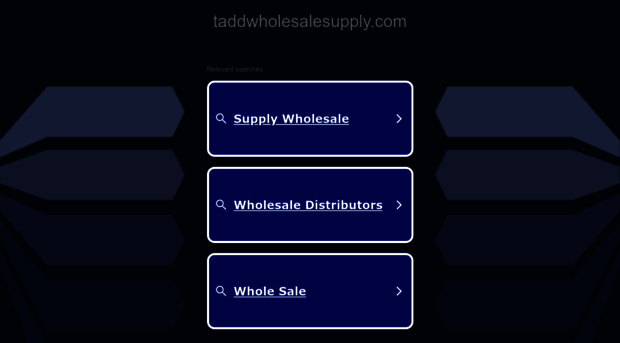 taddwholesalesupply.com