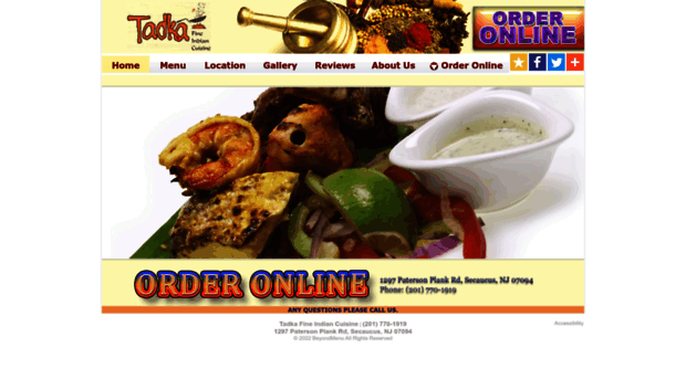 tadkafineindiancuisine.com