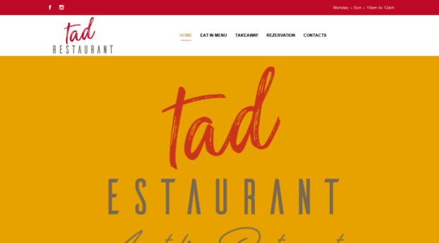 tadrestaurant.co.uk