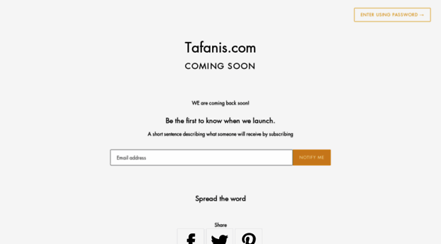 tafanis.com