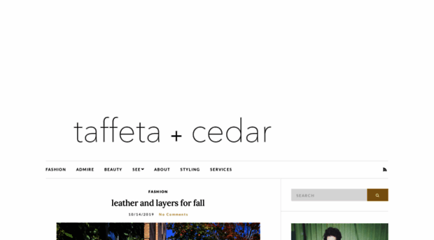 taffetaandcedar.com