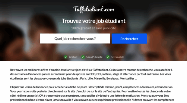 taffetudiant.com