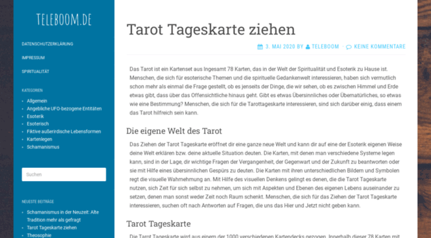 tageskarte-ziehen.de