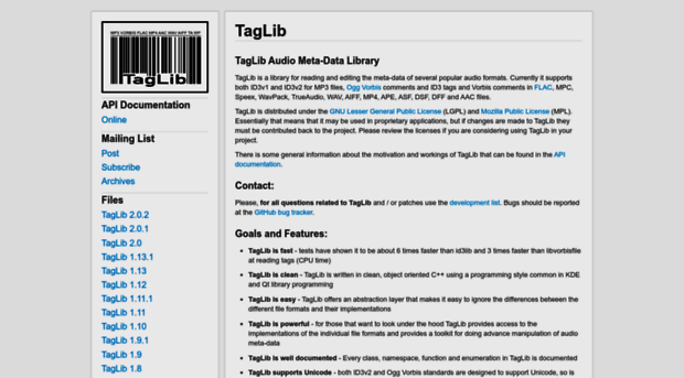 taglib.org