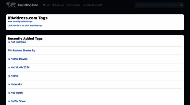 tags.ipaddress.com