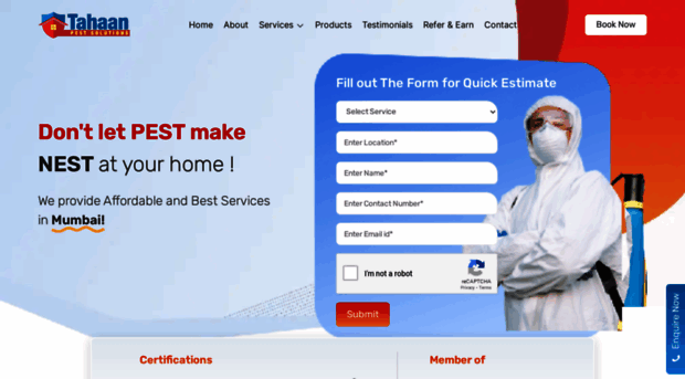 tahaanpestsolutions.com