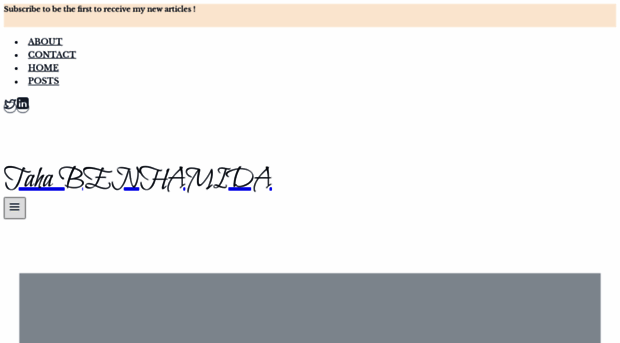 tahabenhamida.dev