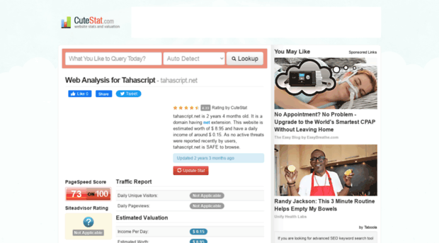 tahascript.net.cutestat.com
