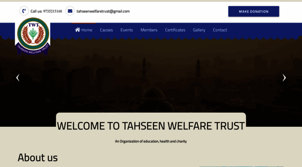 tahseenwelfaretrust.com