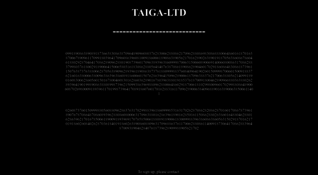 taiga-ltd.org
