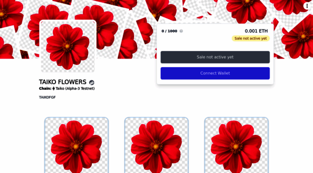 taiko-flowers.testnet.nfts2.me