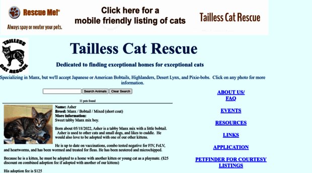 taillesscatrescue.com