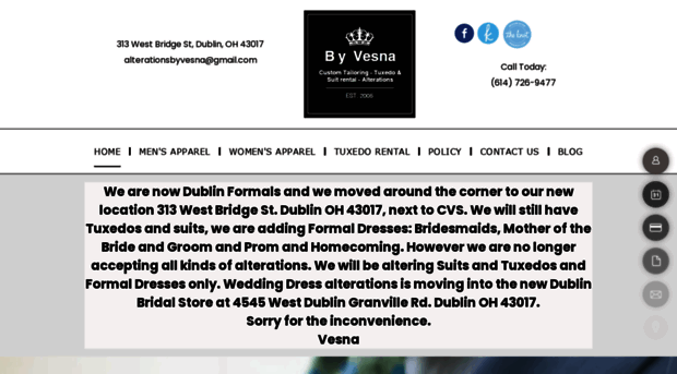 tailoredbyvesna.com