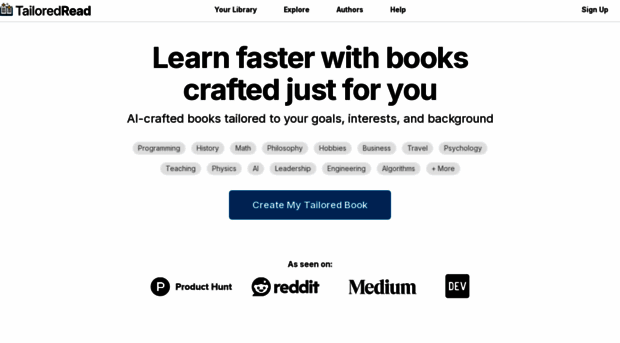 tailoredread.com