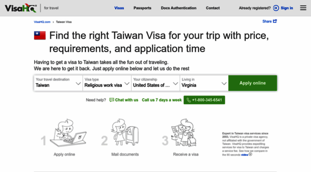 taiwan.visahq.com