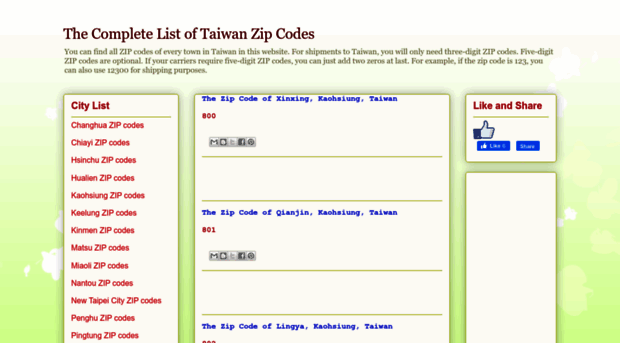 taiwanzipcodes.blogspot.com