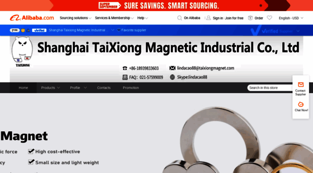 taixiongmagnet.en.alibaba.com