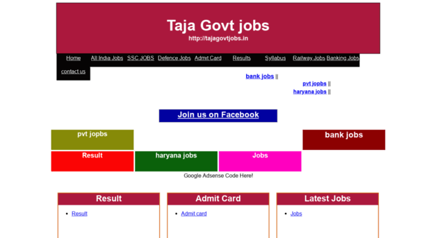 tajagovtjobs.in