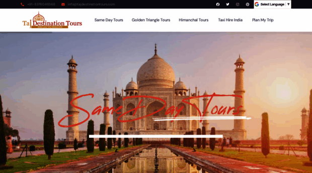 tajdestinationtours.com