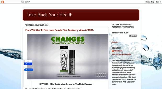 takebackyourhealthgh.blogspot.com