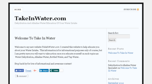 takeinwater.com