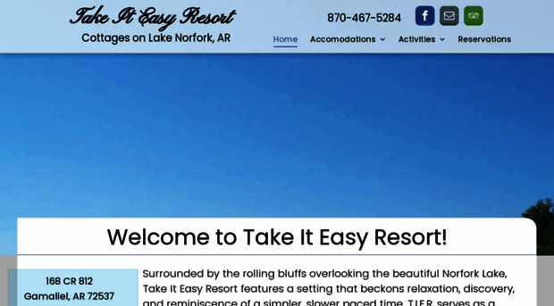 takeiteasyresort.com