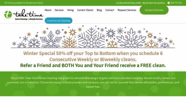 taketimecleaning.com