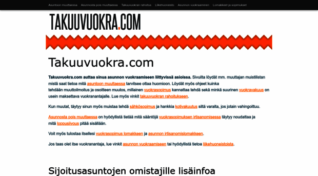 takuuvuokra.com