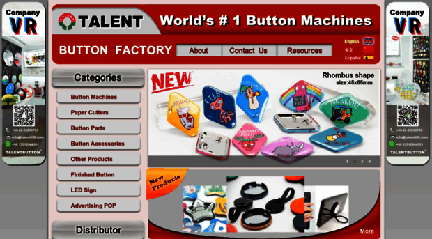 talentbuttonmachine.com