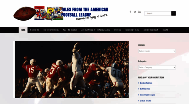 talesfromtheamericanfootballleague.com