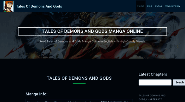 talesofdemonsandgodsmanga.com