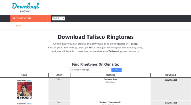 talisco.download-ringtone.com