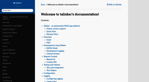 talisker.readthedocs.io