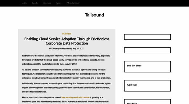 talisound.co.uk
