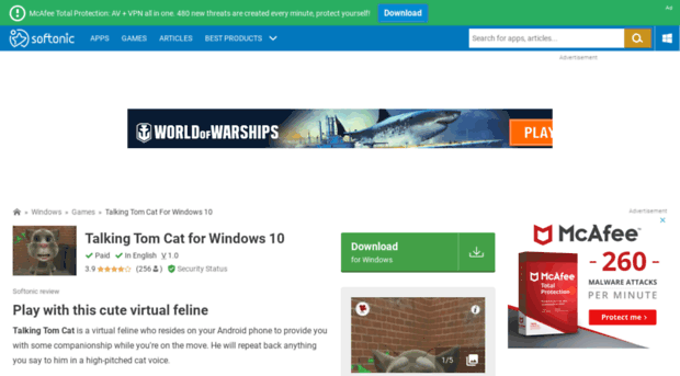 talking-tom-cat-windows-10.en.softonic.com