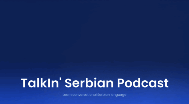 talkinserbian.com