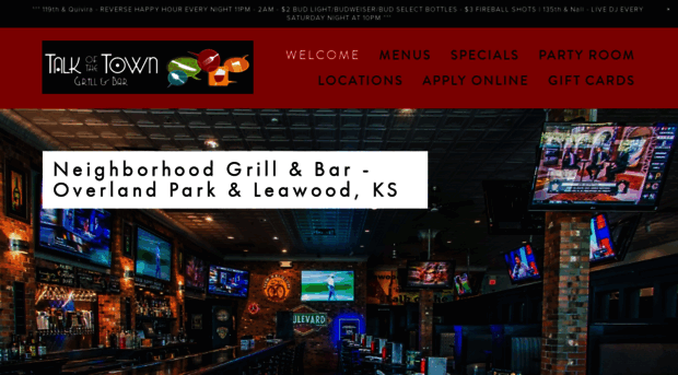 talkofthetowngrill.com