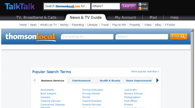 talktalk.thomsonlocal.com