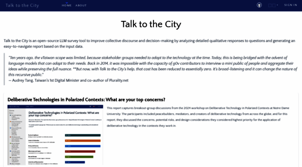 talktothecity.org