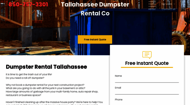 tallahasseedumpsterrentalco.com