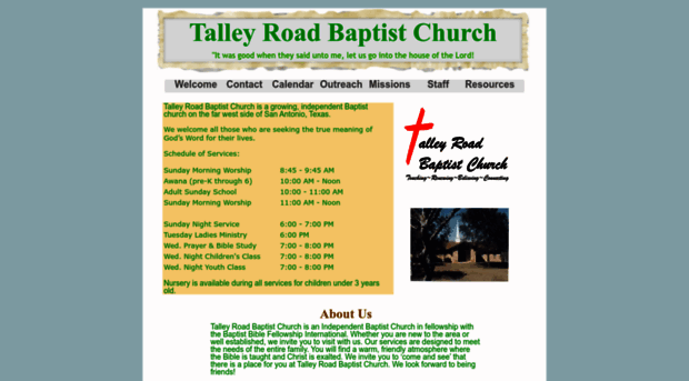 talleyroadbaptistchurch.org