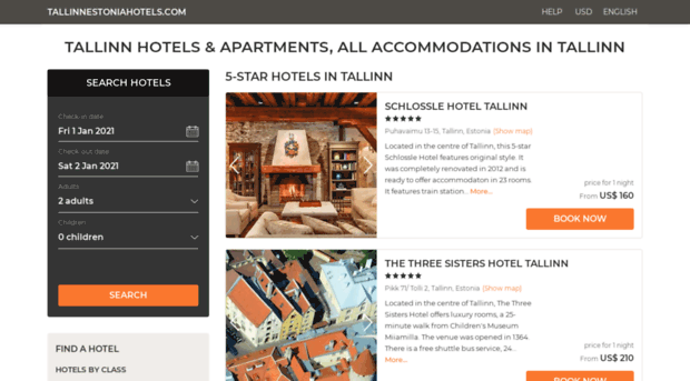 tallinnestoniahotels.com