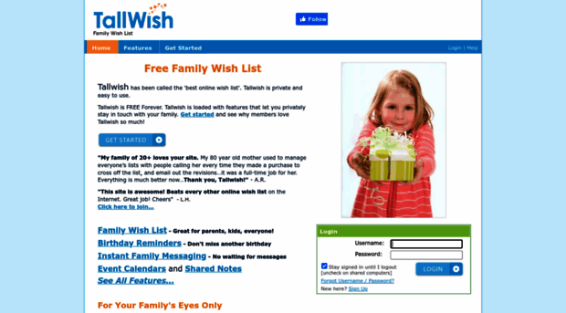 tallwish.com