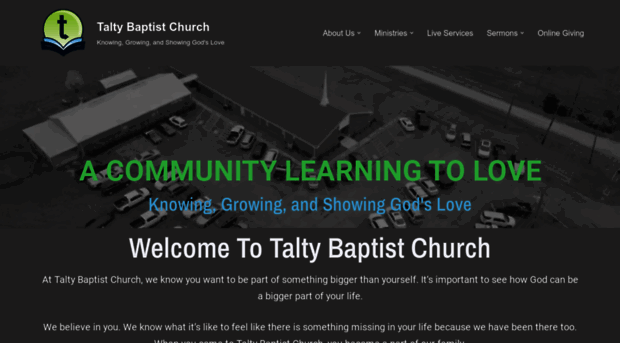 taltybaptistchurch.org