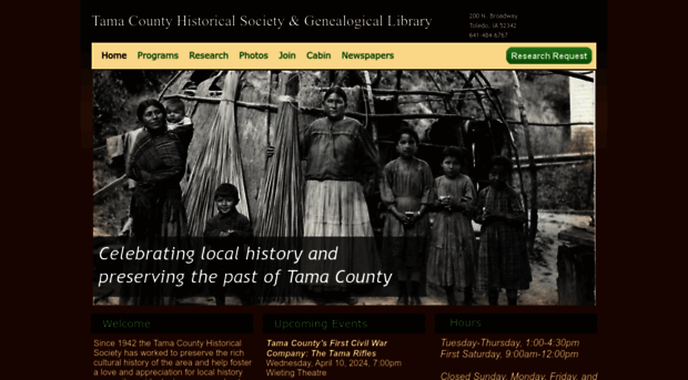 tamacountyhistory.org