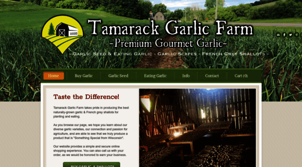 tamarackgarlicfarm.com