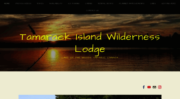 tamarackislandwildernesslodge.com