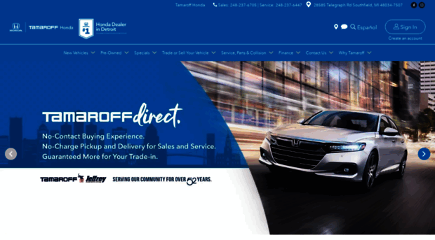 tamaroffhonda.com