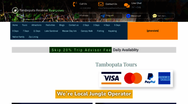 tambopatareservetours.com