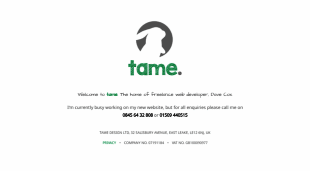 tame.uk